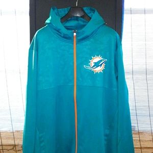 Miami Dolphins full zip Hooded jacket